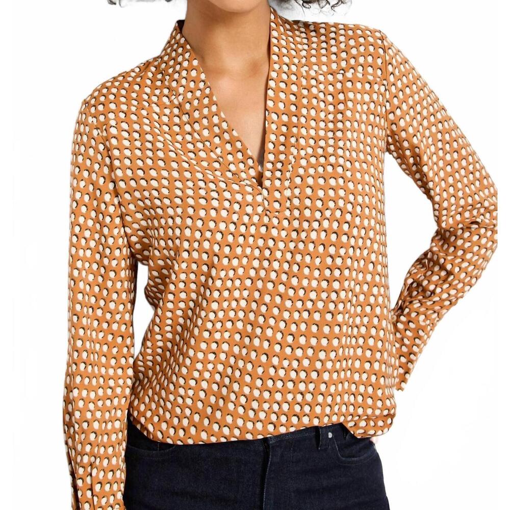 NEW NIC + ZOE shadow dot top in neutral multi